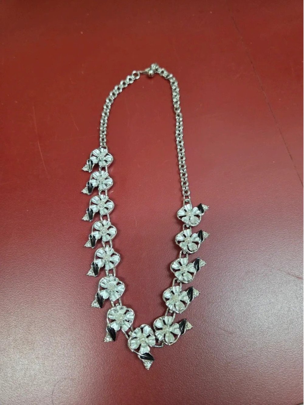 Vintage signed Judy Lee necklace.